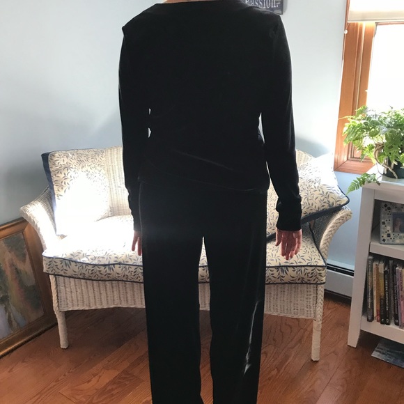 Velvet pantsuit set - Picture 3 of 4